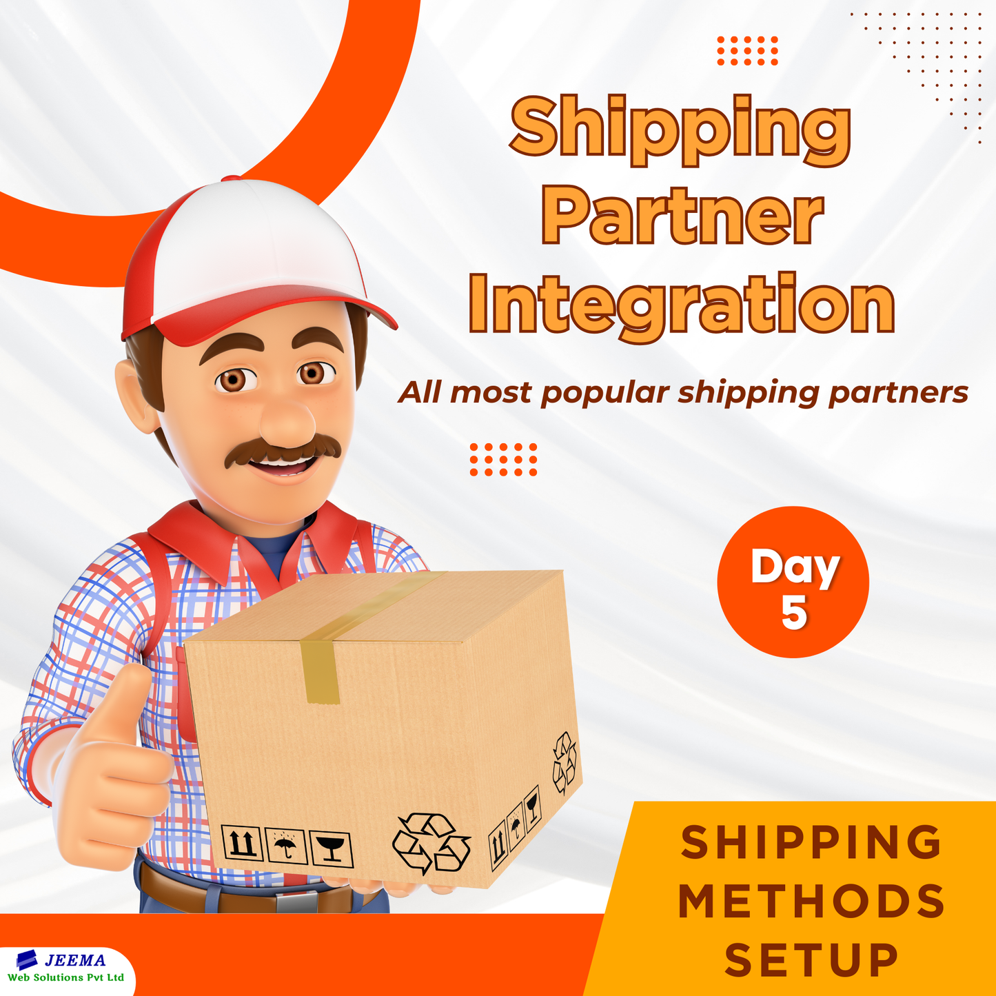 Training for Shipping partner Integration, Shipping Methods setup