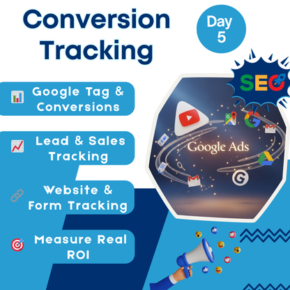 Google Tag and Conversions, Leads & Sales Tracking, Website Form Tracking, Measure Real ROI